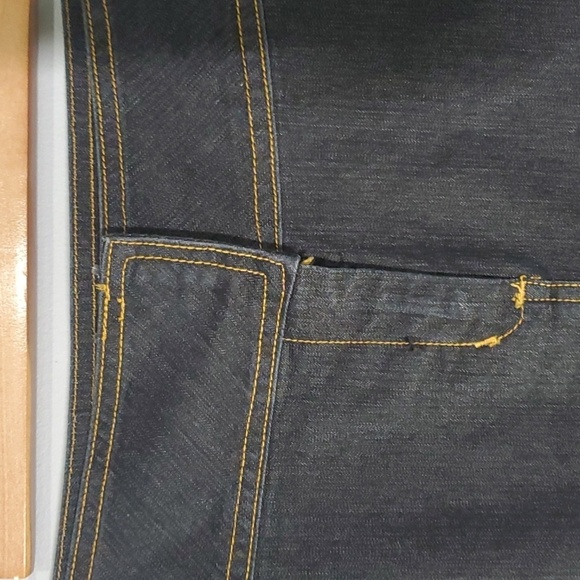 BisouBisou skirt women's size 12 black false pockets - Picture 3 of 16